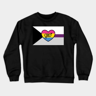 Bi-Demisexual Panromantic Crewneck Sweatshirt